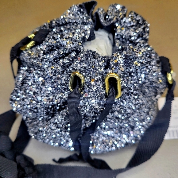 [BNIB] [NWT] Crewcuts Glitters Grosgrain Ribbon Drawstring Bucket Bag - Picture 3 of 9